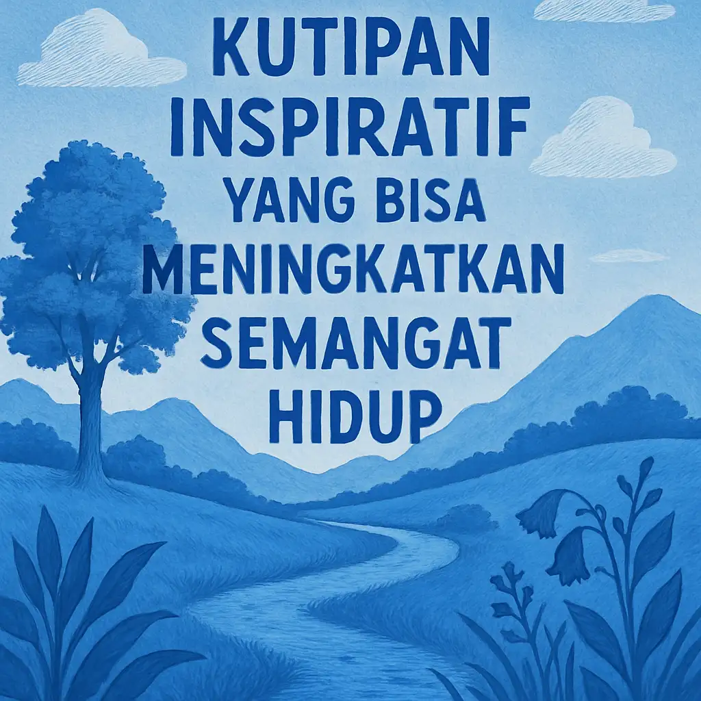 Kutipan Inspiratif yang Bisa Meningkatkan Semangat Hidup